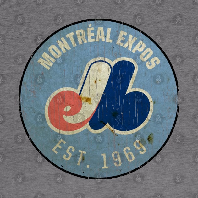 MONTREAL EXPOS EST 1969 - VINTAGE by The Fan-Tastic Podcast